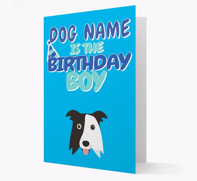 'Birthday Boy' Card with {breedFullName} Icon